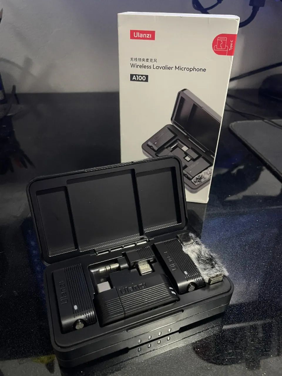 Microfone de Lapela sem fio Ulanzi A100