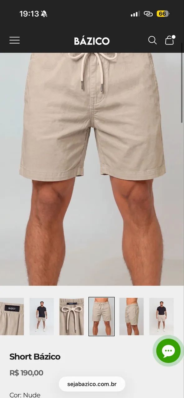 SHORTS BAZICO TAMANHO M E G  - Foto 3