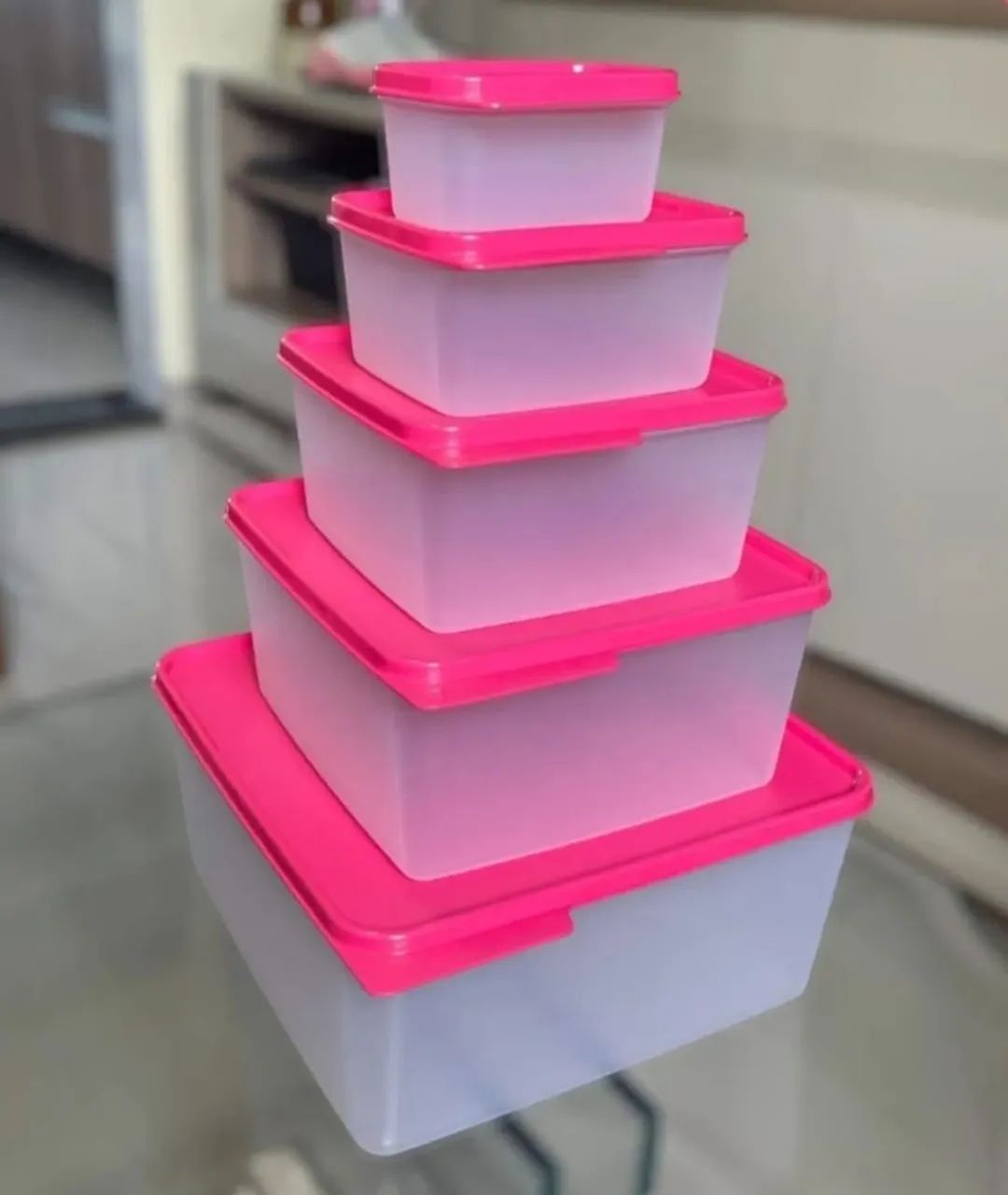 Conjunto Basic Line 5 peças Tupperware 