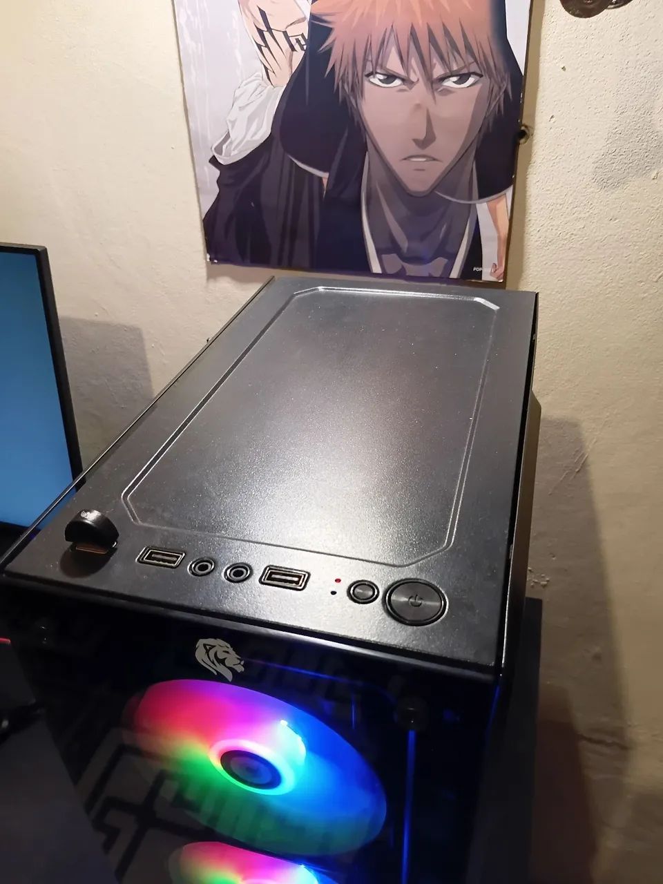 Gabinete gamer com 3 ventoinhas led - Foto 3