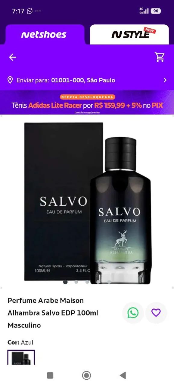 Perfume salvo