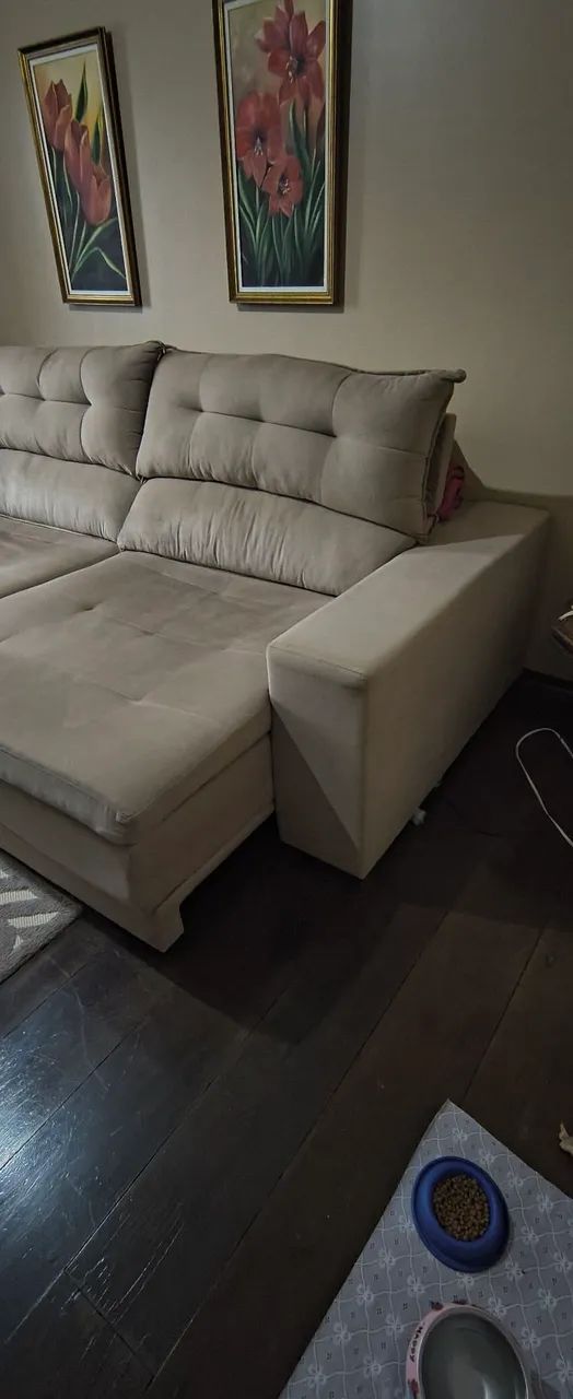 Vendo sofá retrátil excelente estado 2,50 m