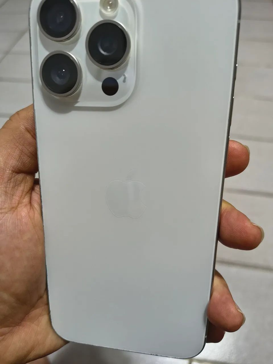 iPhone 15 pro max 256, branco, sem marcas de uso - Foto 3