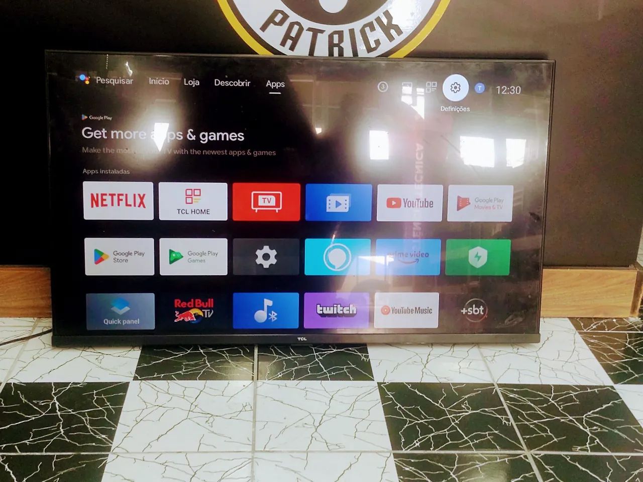 Vendo.smartv TCL 43 polegadas top de linha em estado de nova borda infinita com Android  - Foto 4
