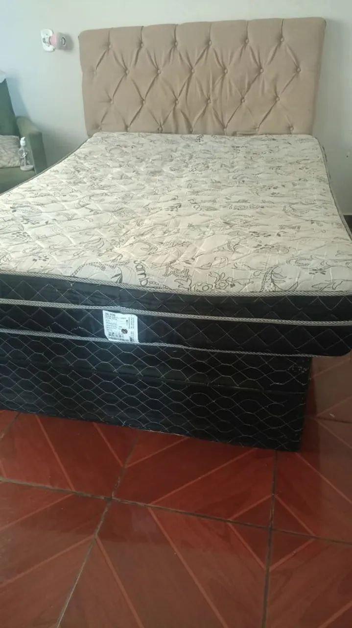 Cama box colchão 