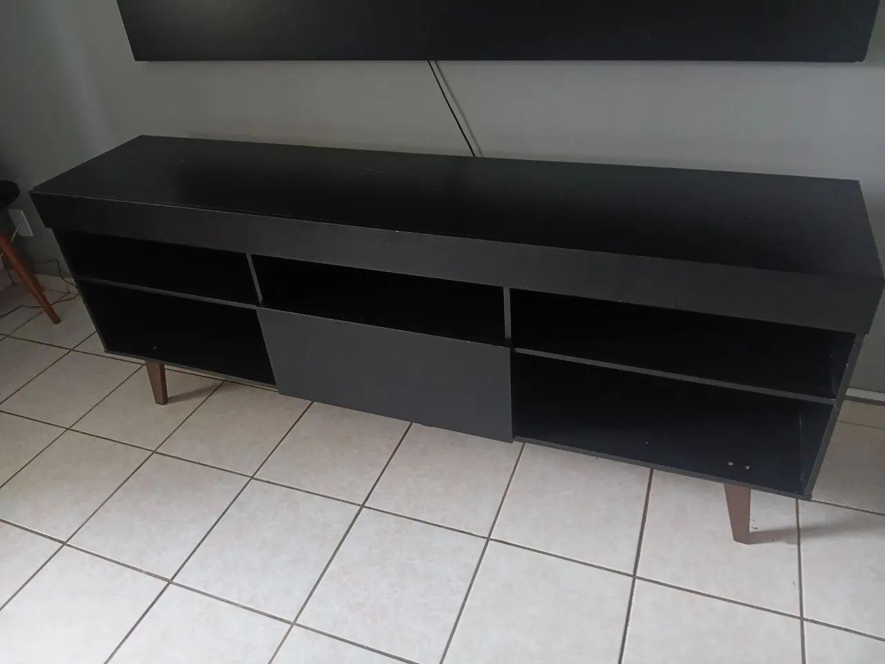 HACK PARA TV 65' TODO EM PRETO  - Foto 2