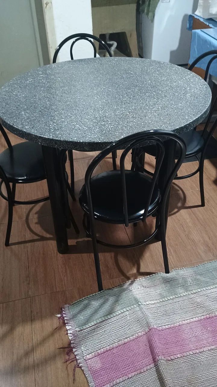 Mesa de mármore sintético usada  - Foto 5