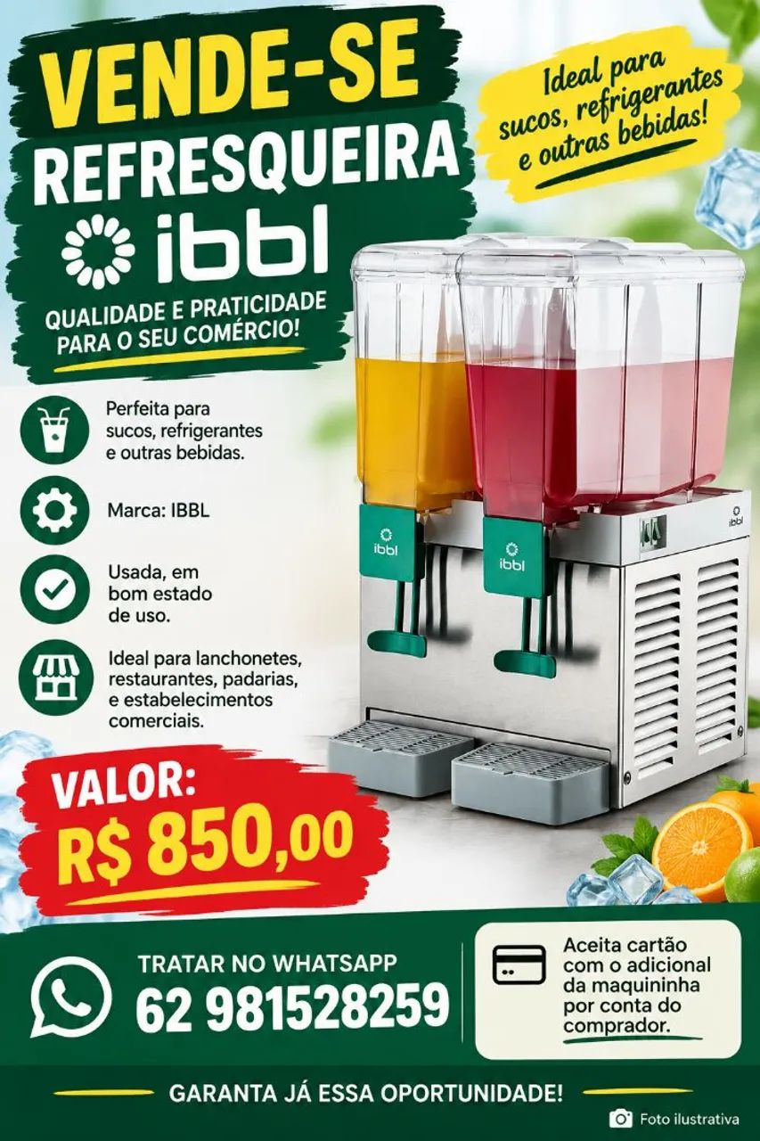 Refresqueira 30 l