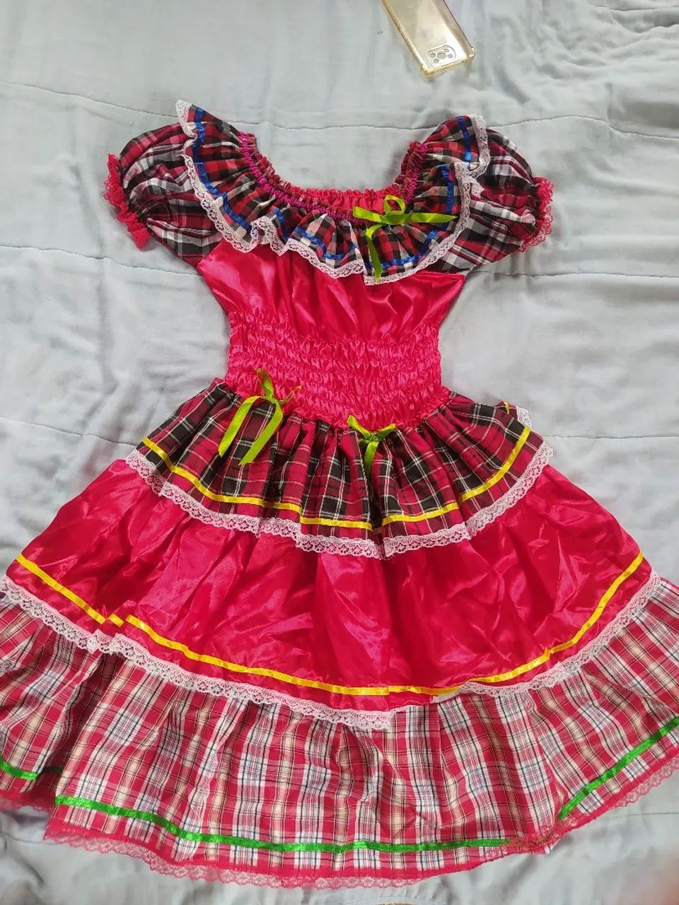 Vestido de Festa Junina Infantil - Foto 2