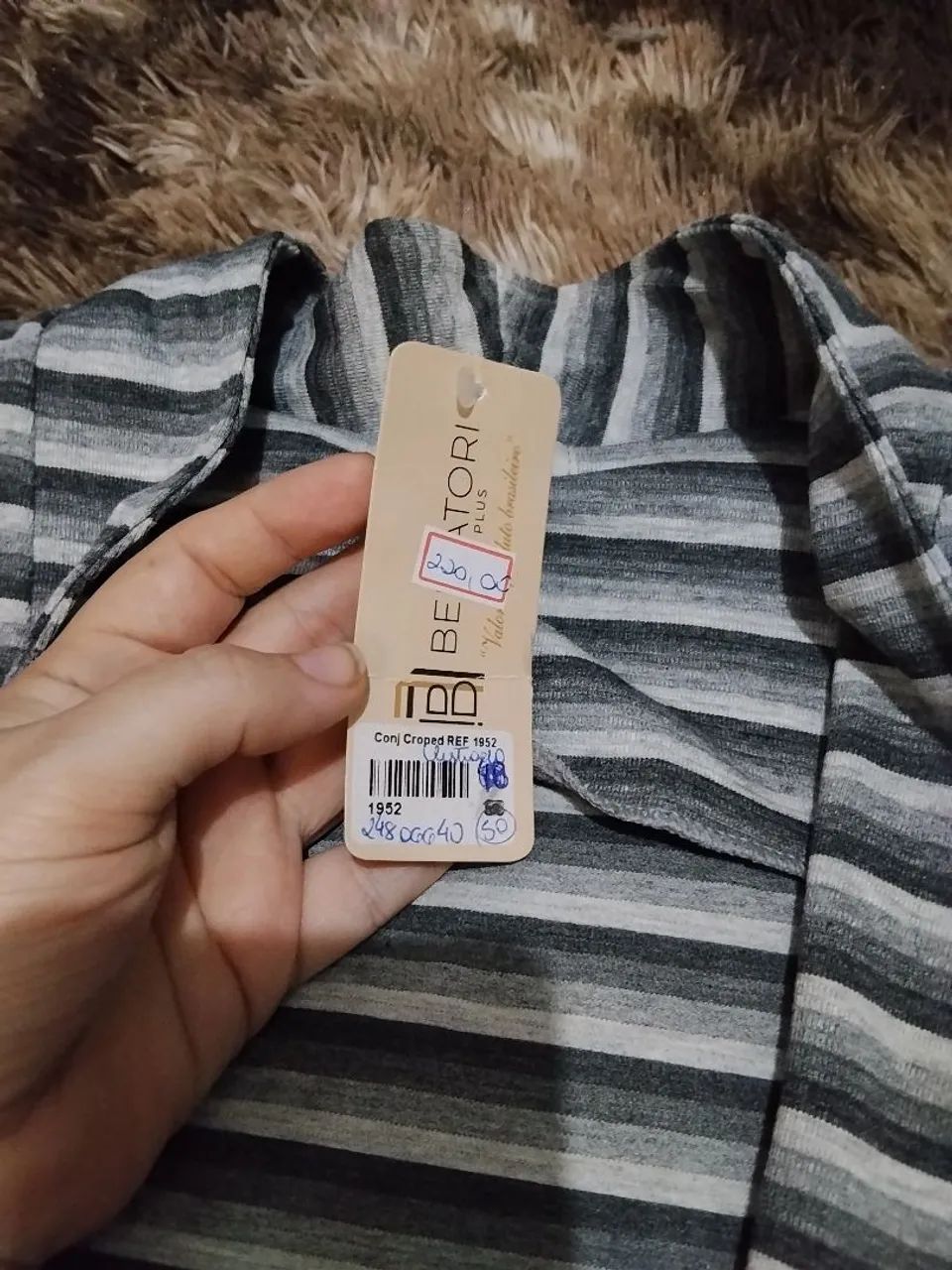 Conjunto blusa e casaco plus size feminino  - Foto 4