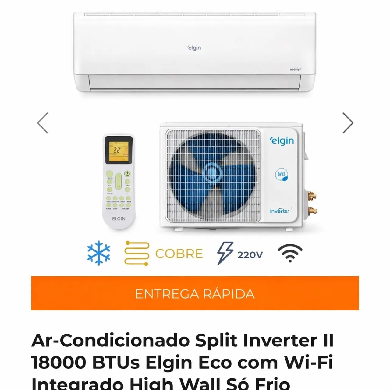 Ar condicionado 18.000 BTUS  - Foto 3
