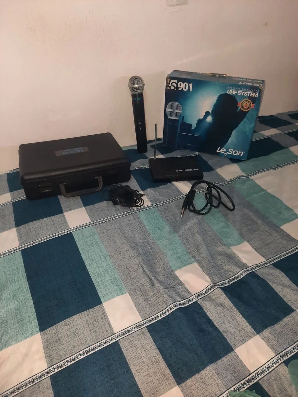 Microfone sem fio  novo 