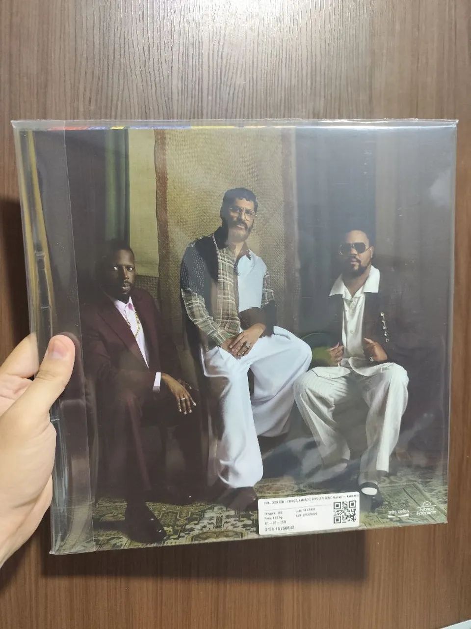 Disco de vinil (LP) - Criolo, Amaro e Dino (LACRADO) - Foto 2
