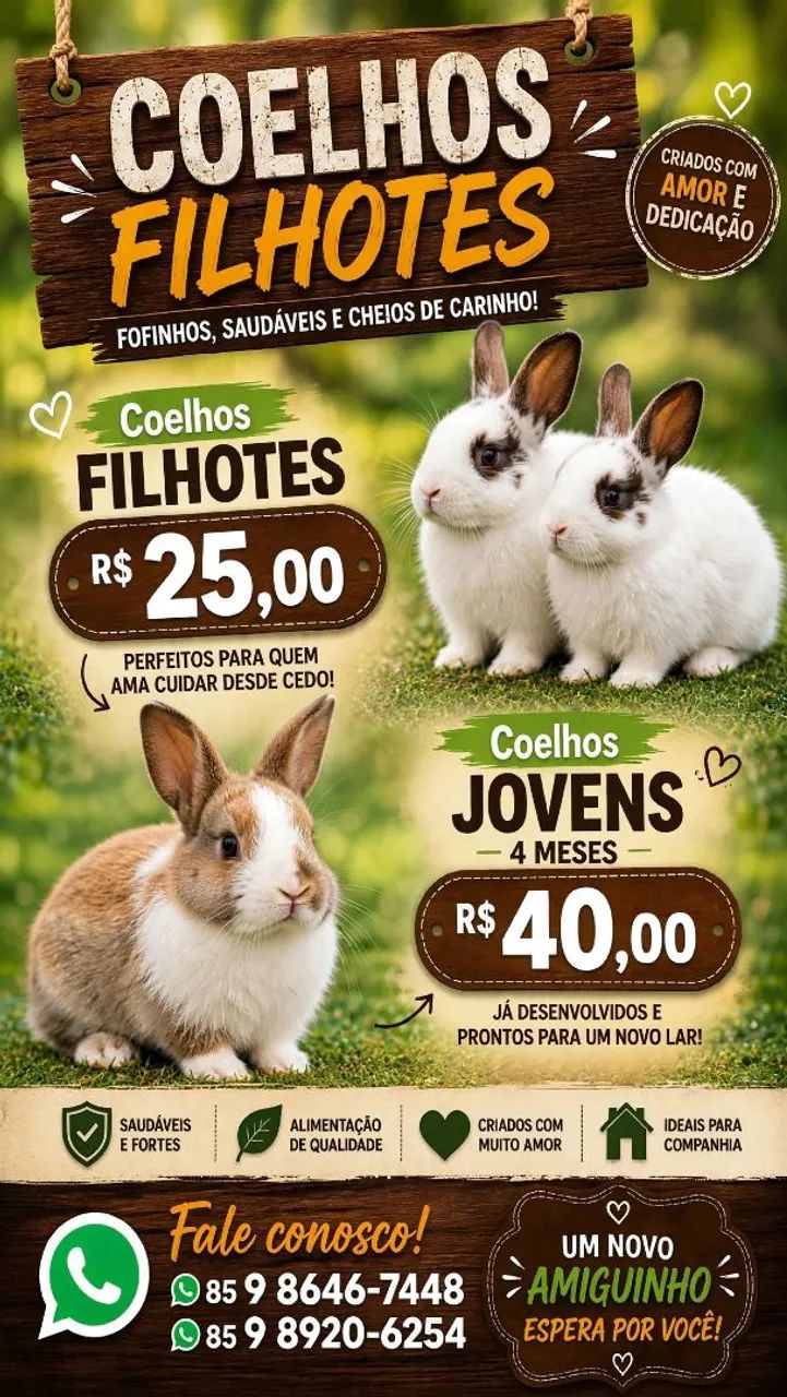 Filhotes De Coelho 
