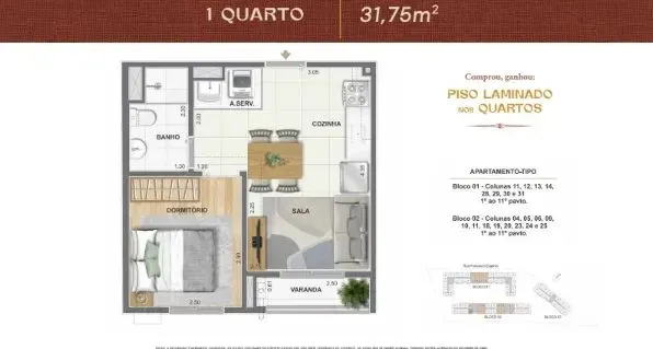 PLANTA 31m²