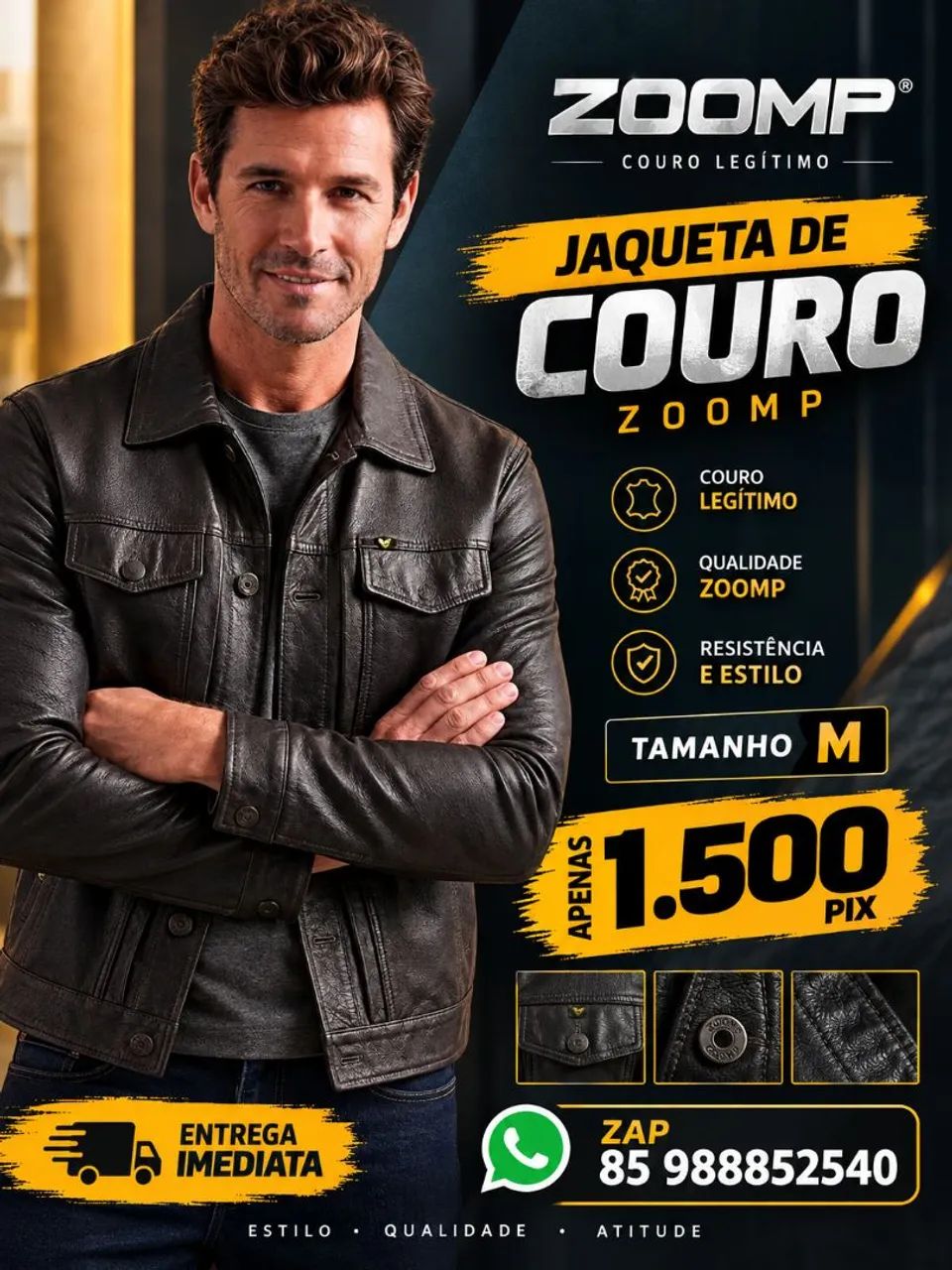 Oferta de jaqueta zoomp tamanho m