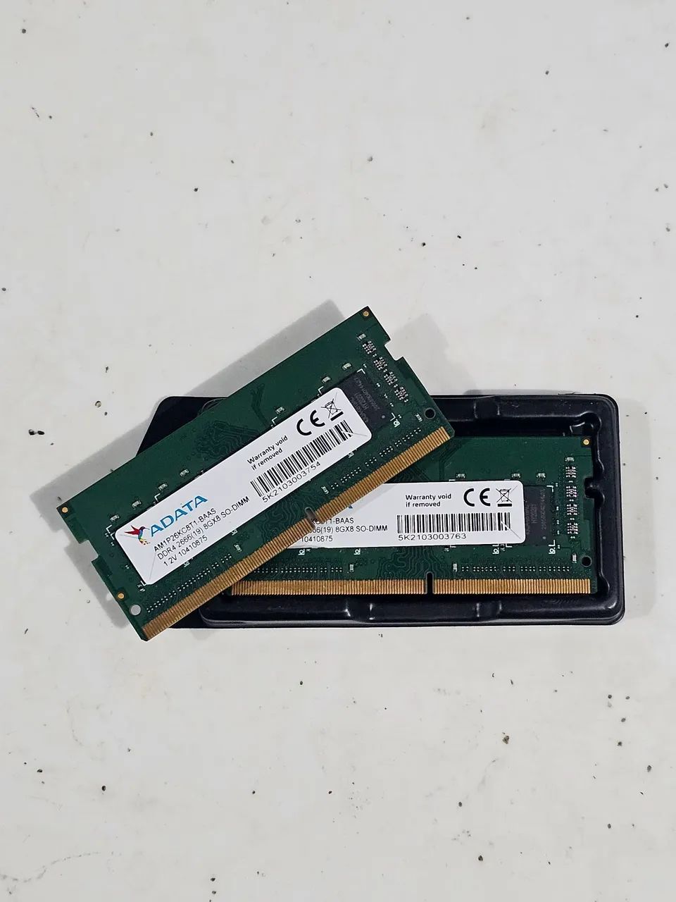 Kit 2 Memória Ram Adata 8Gb DDR4 2666mhz - notebook 