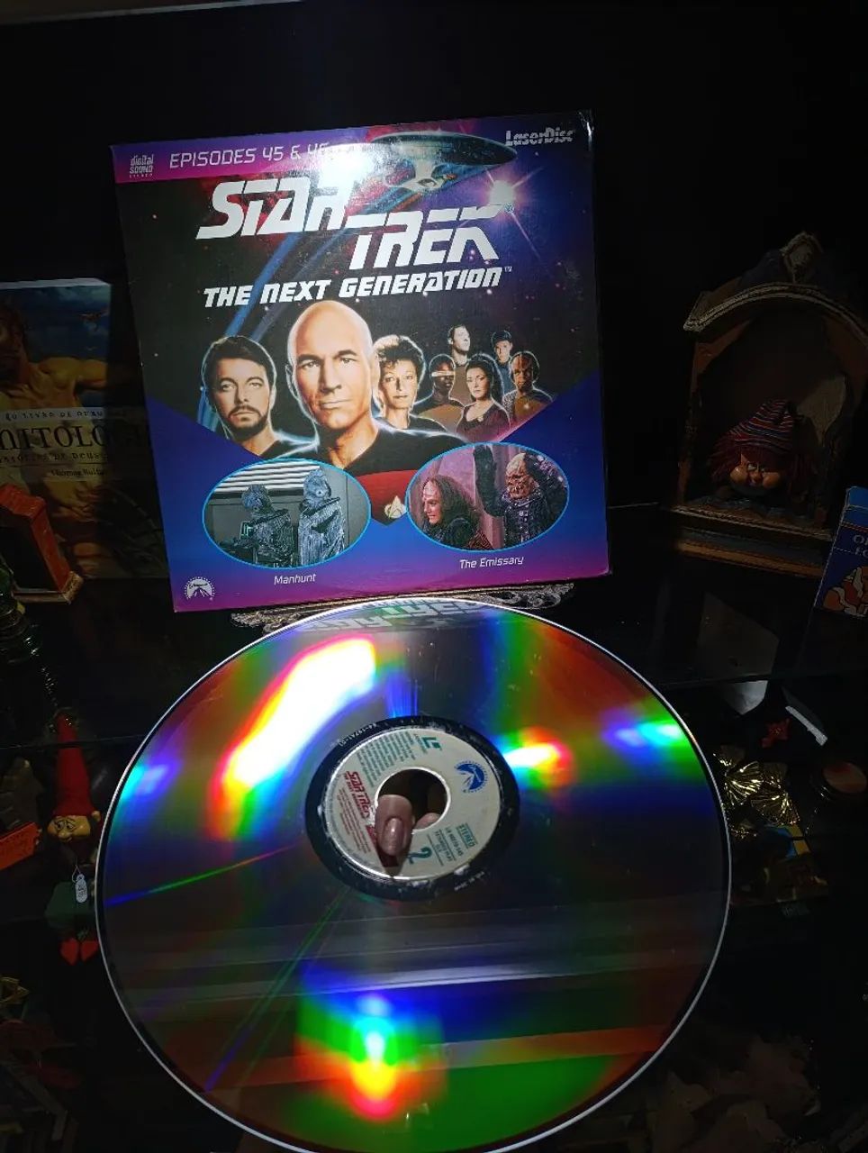Laserdisk Star Trek The Next Generation - 73 e 74 - Foto 3