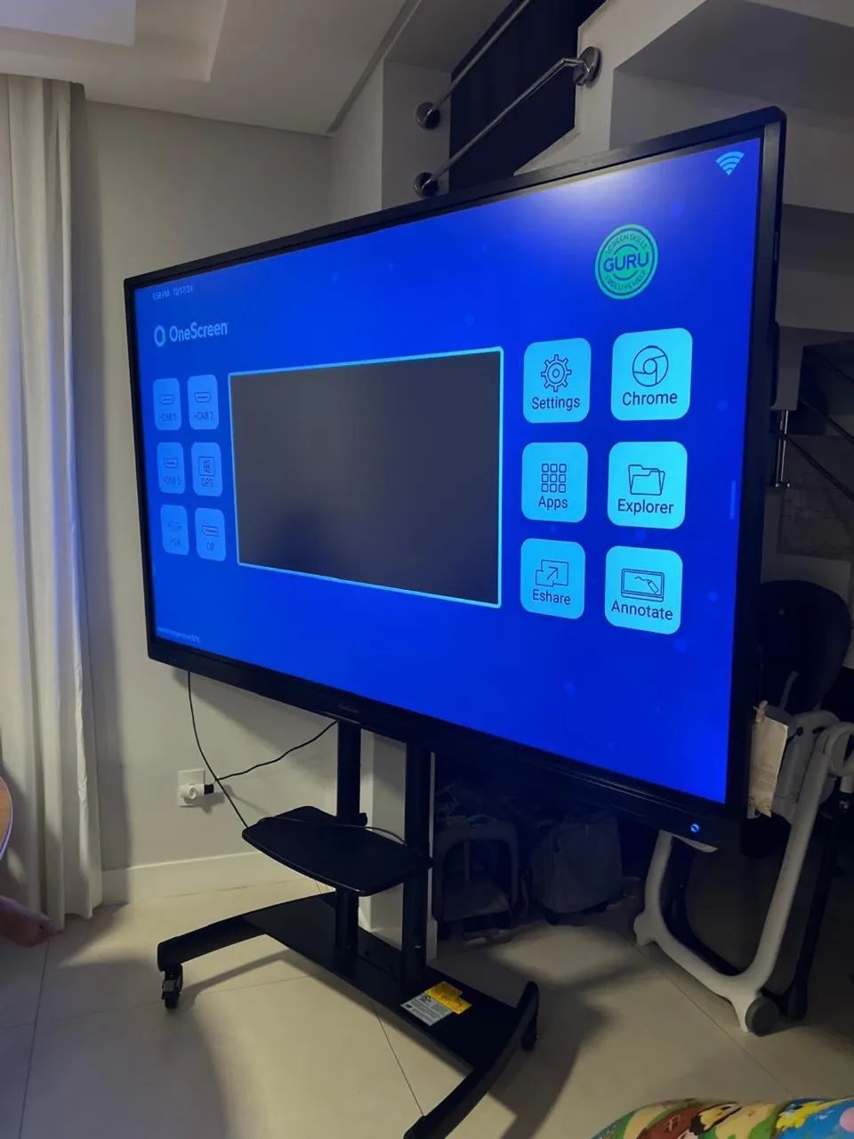 Monitor touch 86 polegadas (sala de aula)