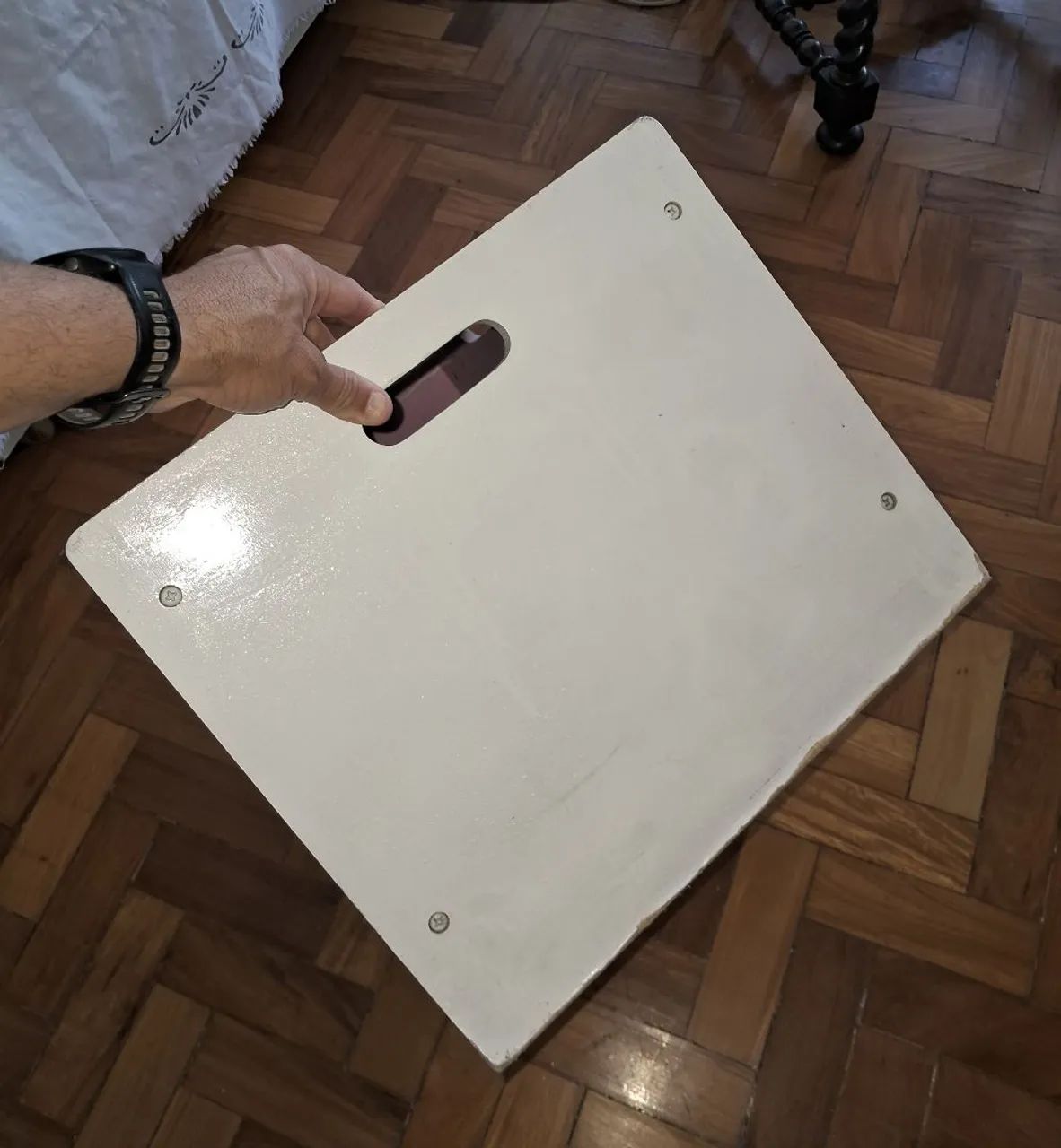 Baú Cesto Caixa Retangular com tampa para brinquedos  - Foto 3
