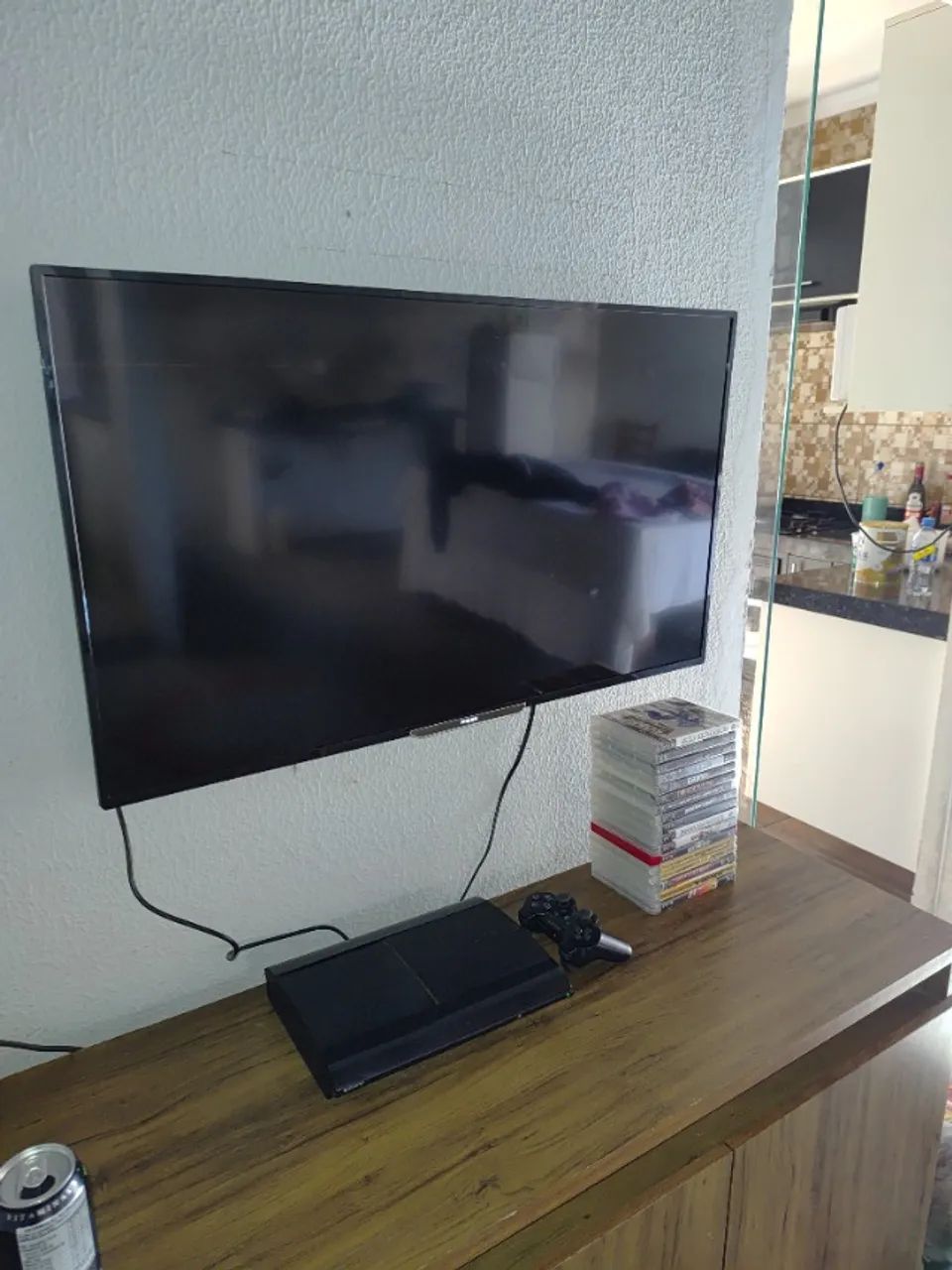 PlayStation 3 com 19 jogos + tv 32 polegadas  - Foto 2