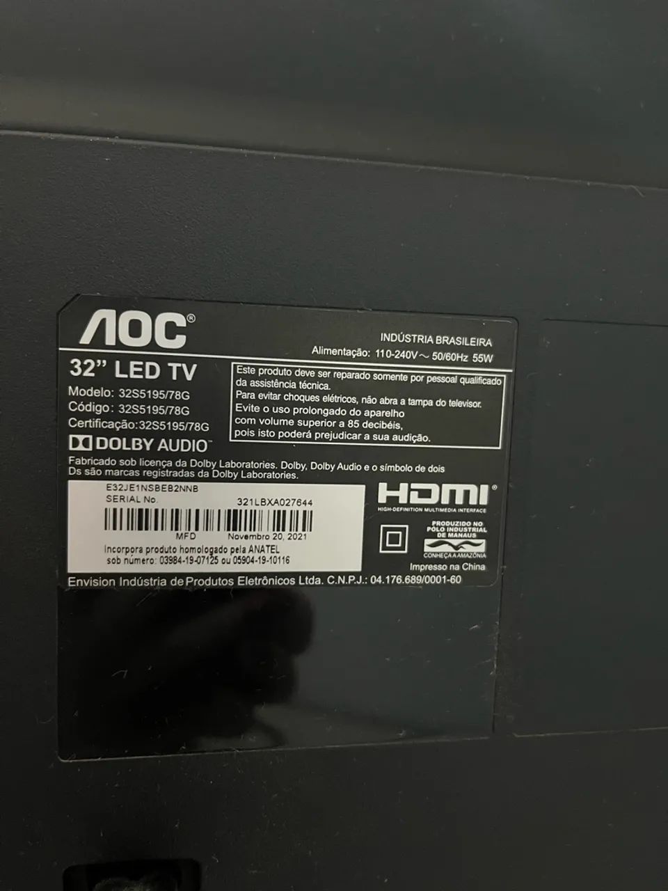 TV AOC 32 POLEGADAS  - Foto 5