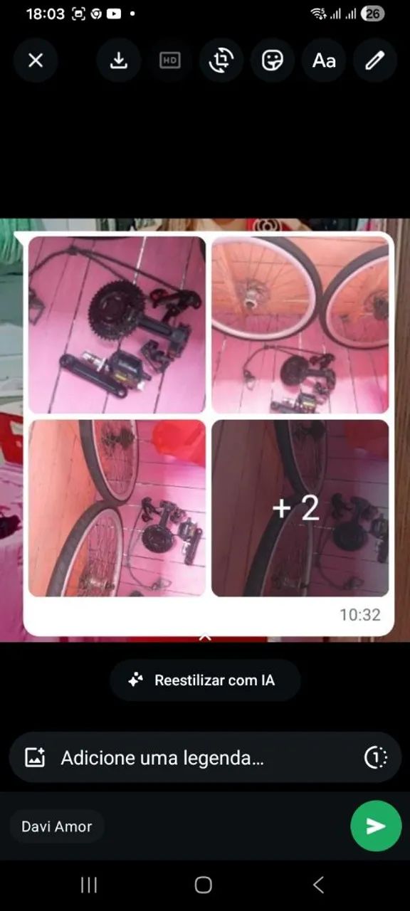 Vendo essa roda com todos  as peças  - Foto 5