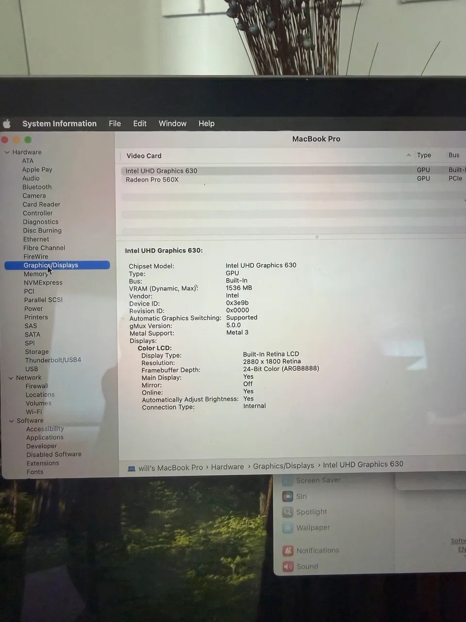 Macbook Pro 2018| i7| 16GB RAM | 512 SSD - Foto 5