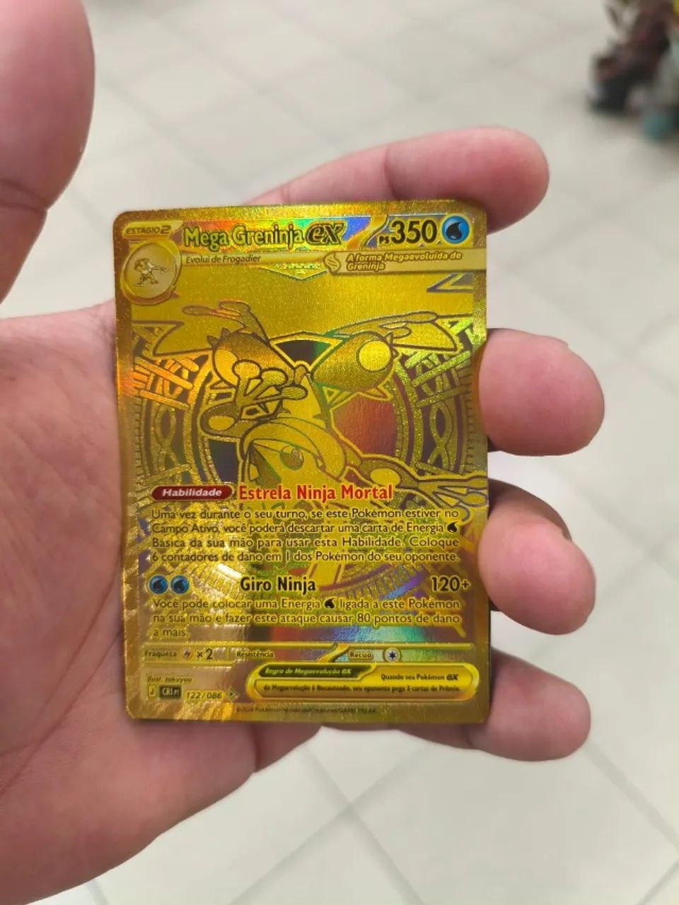 (carta) Mega Greninja EX GOLD - Foto 5