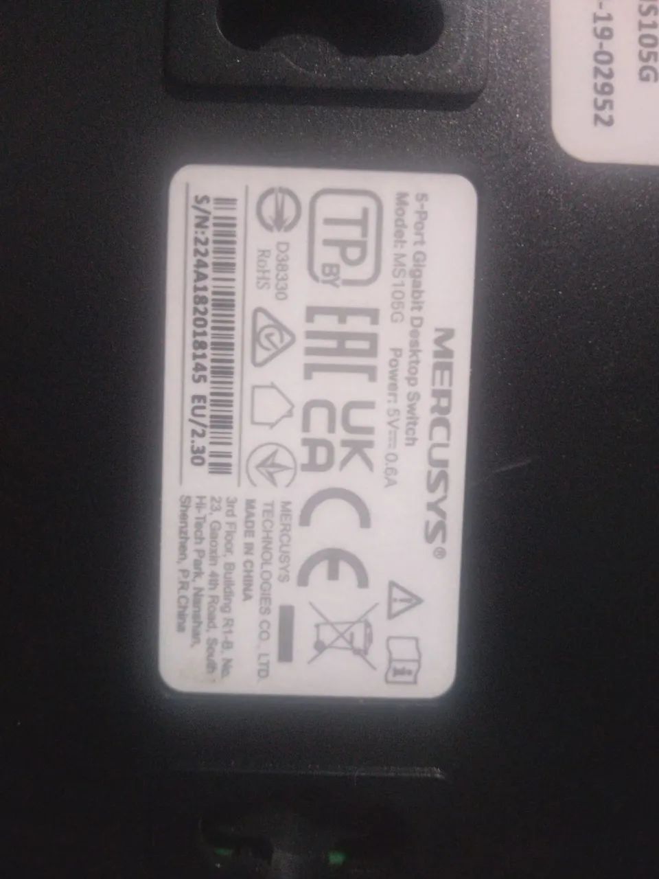 Mercusys MS105G Desktop Switch65704295861890123