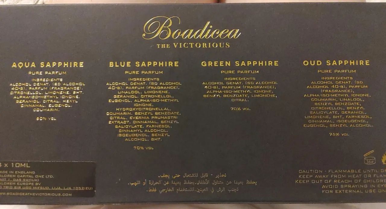 Indisp. Perfumes kit Boadicea  - Foto 2