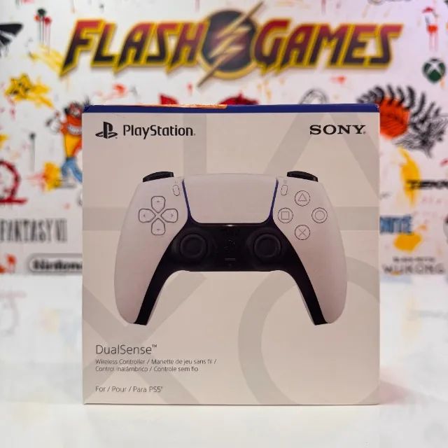 Controle DualSense PS5 Branco - Foto 2
