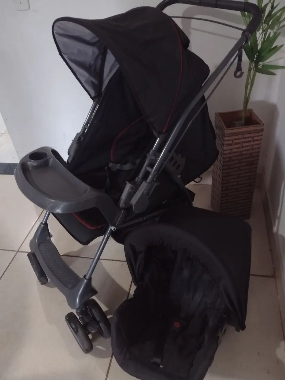 Carrinho+ bebê conforto  - Foto 2