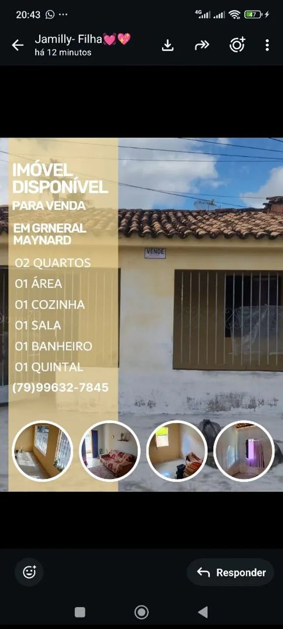 Vendo uma casa em General Maynard 