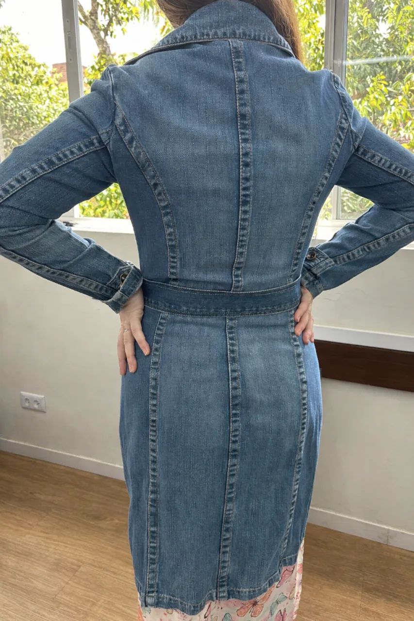 Sobretudo jeans - Foto 3