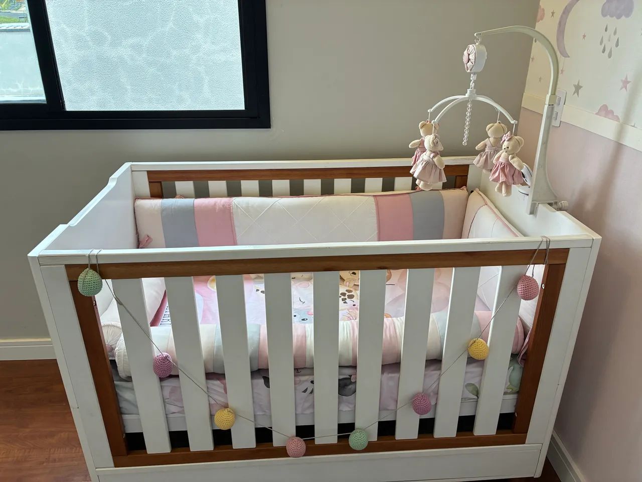 Berço mini Cama - Opcional kit berço menina  - Foto 2