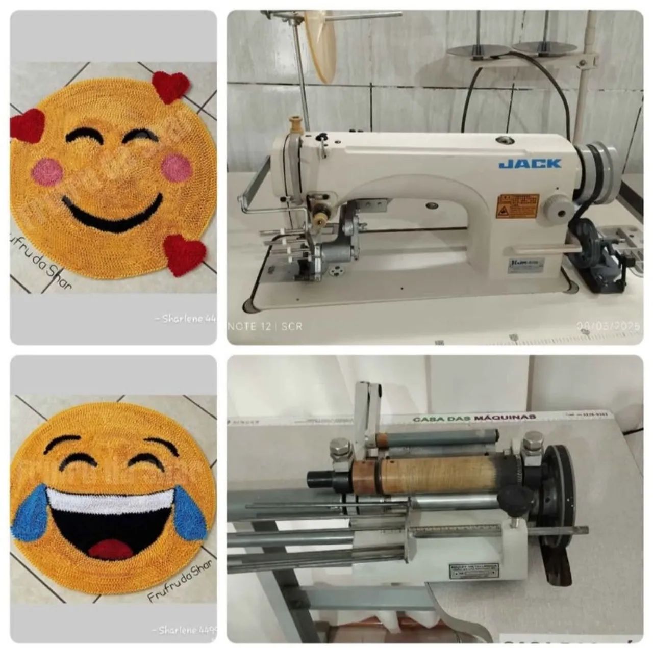 Máquinas para tapete Frufru