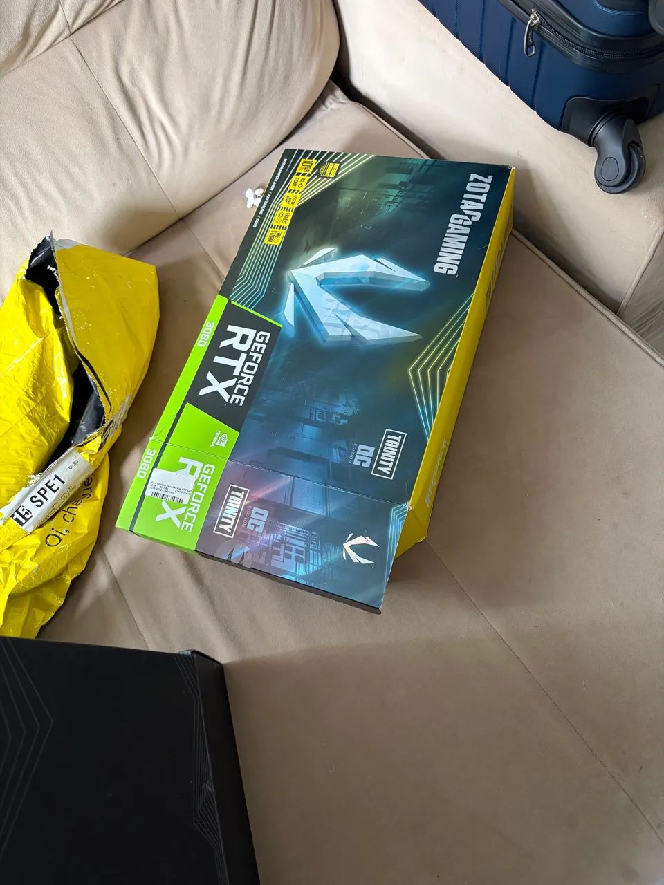 Rtx 3080 zotac dando video e funcionando mas..
