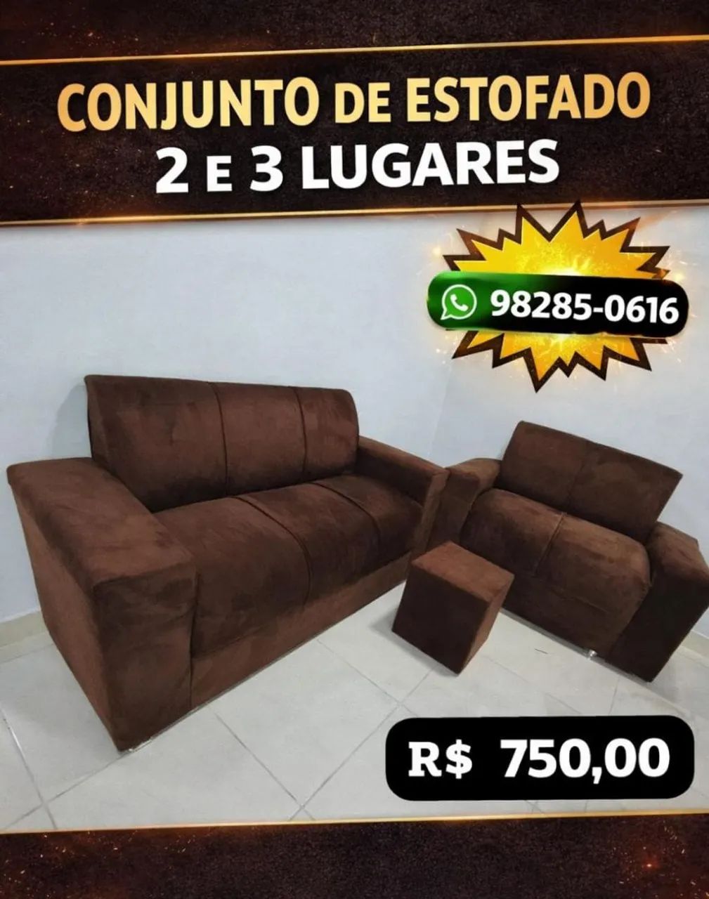 JOGO DE SOFÁ ENTREGA GRÁTIS ? - Foto 2