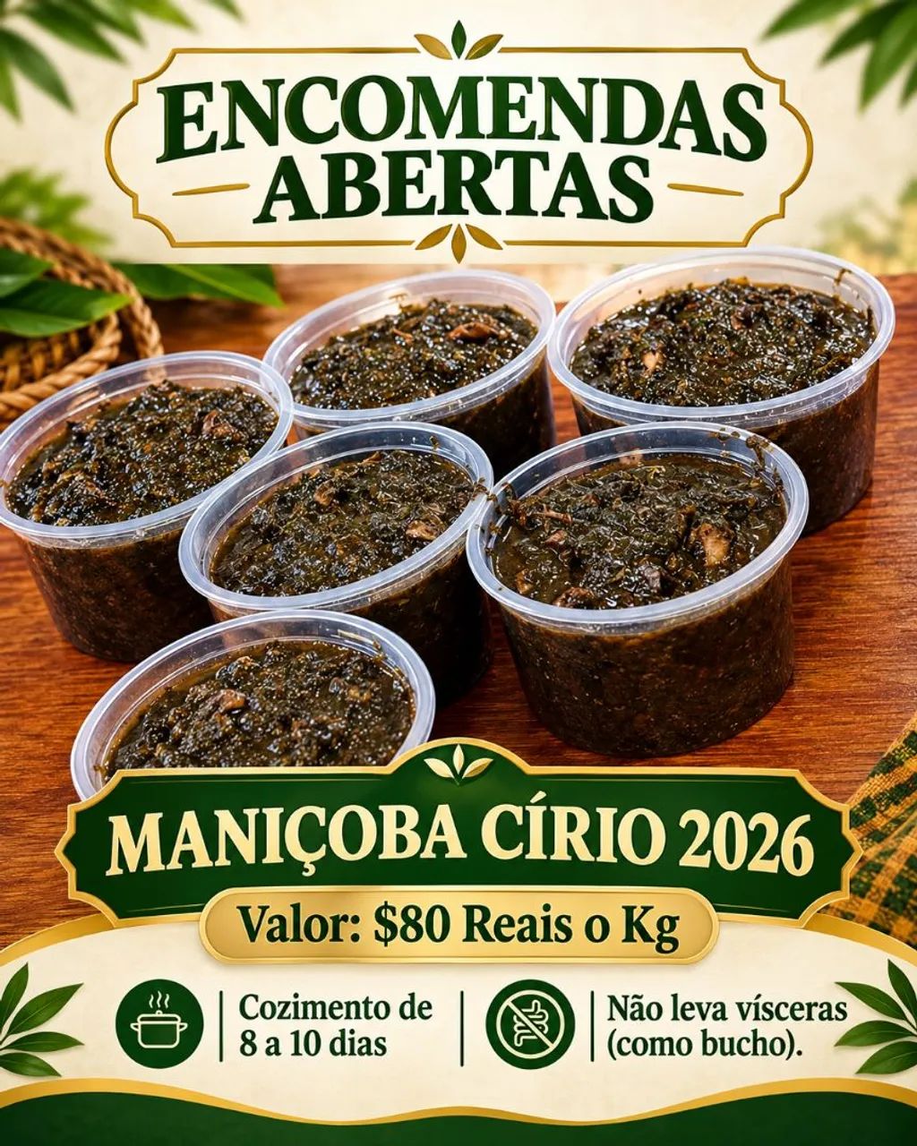 Maniçoba adubada