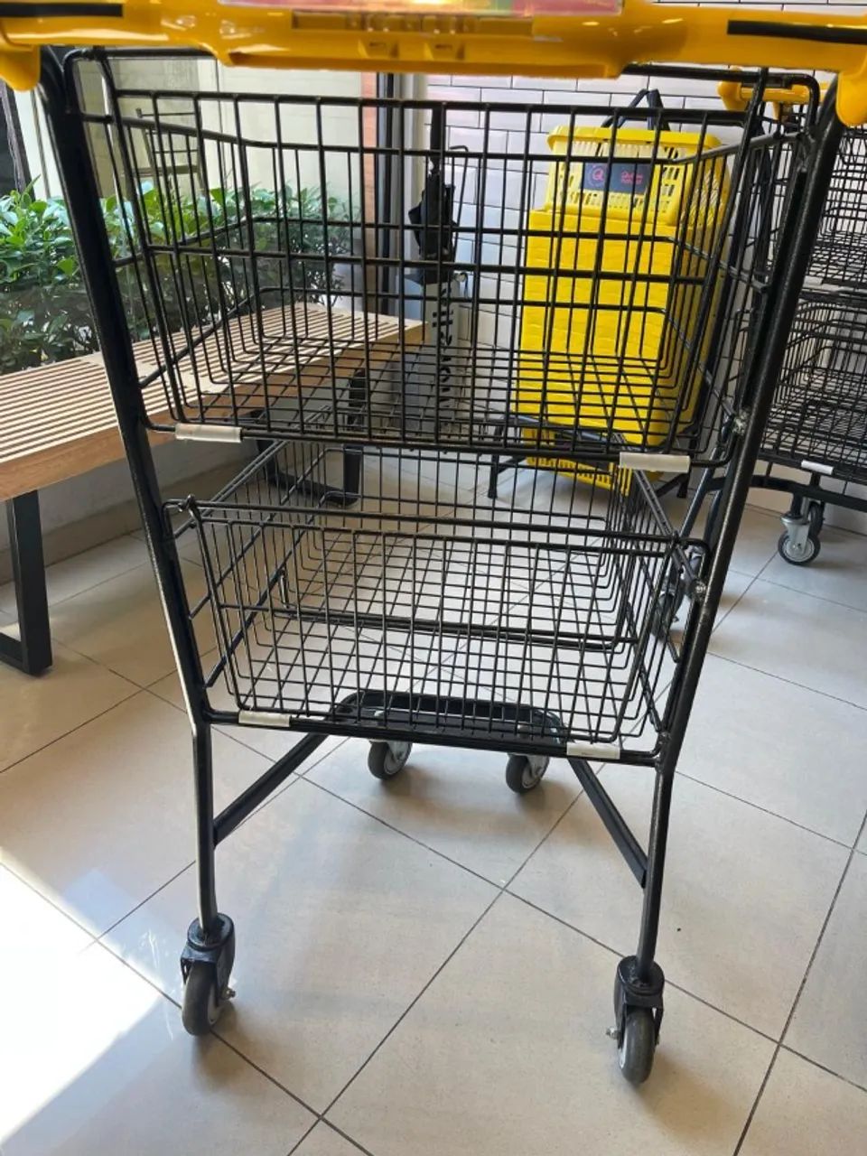 5 un Carrinho Supermercado Oppacart Design Moderno (Usado) - Foto 2