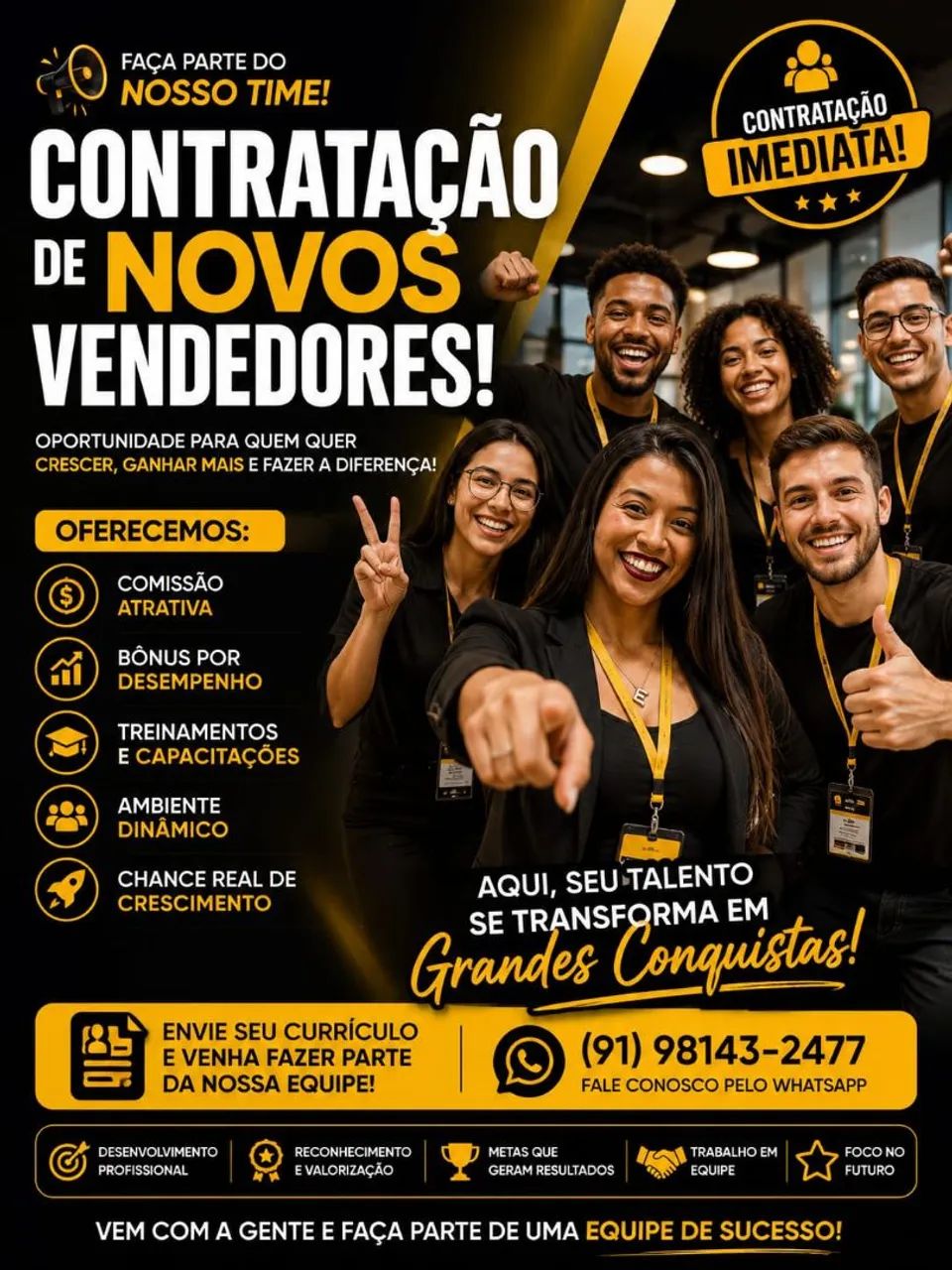 VAGAS DE EMPREGO EM BELÉM  - Foto 4