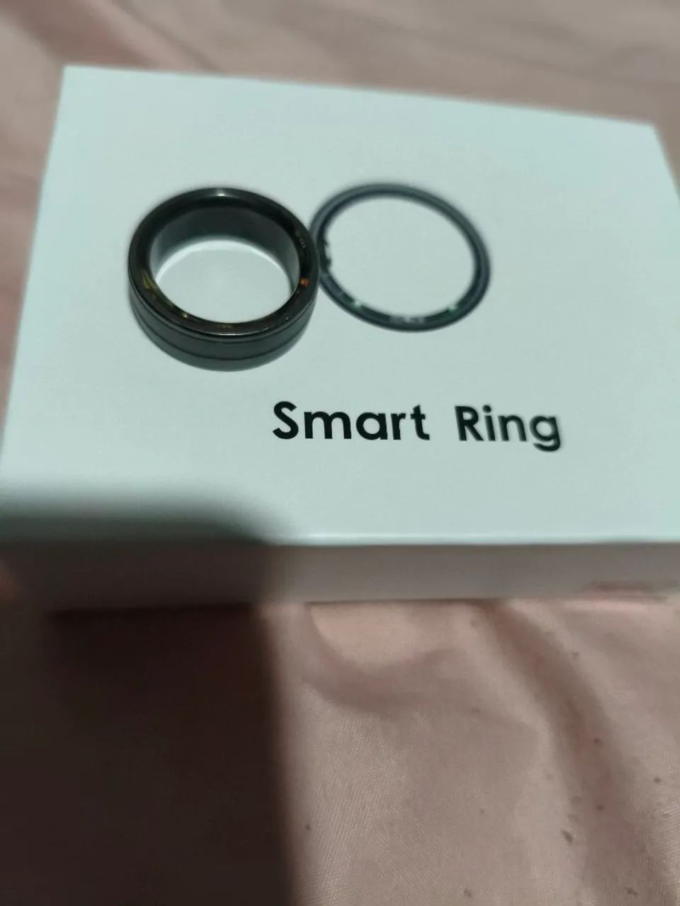 Smart ring r06 tamanho 9# com caixinha de carregamento 