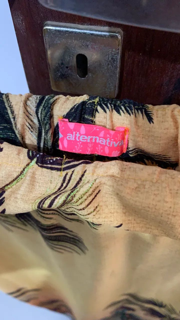 Saia Longa Estampada - Cintura com Elástico (Veste 37 ao 46) - Foto 3