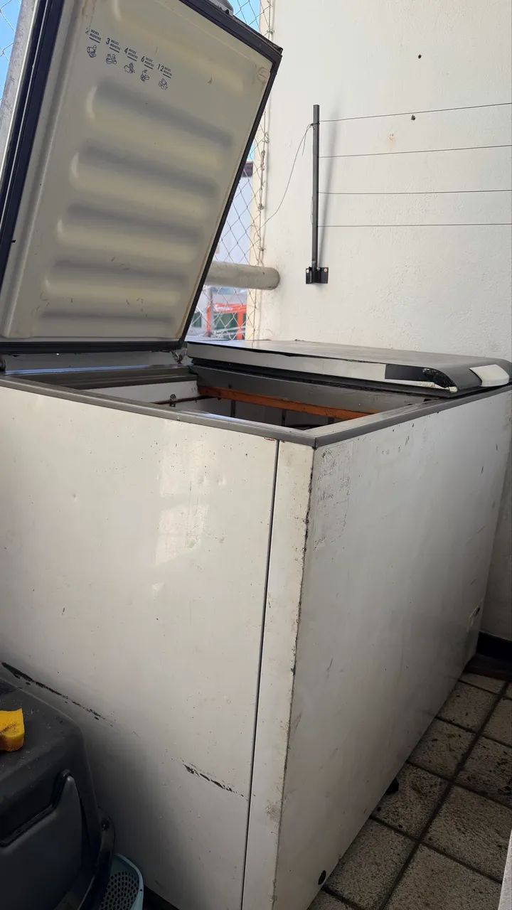 Freezer Horizontal Funcionando - Acompanha Transformador 127V ? 220V