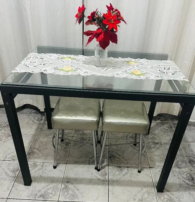 Mesa de vidro 
