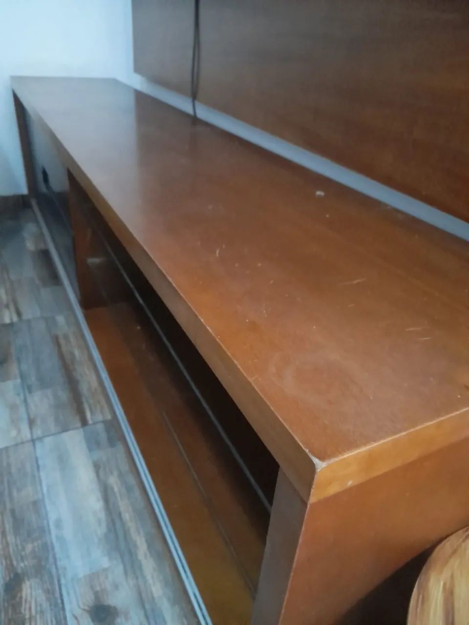 Rack com painel Madeira maciça  - Foto 2