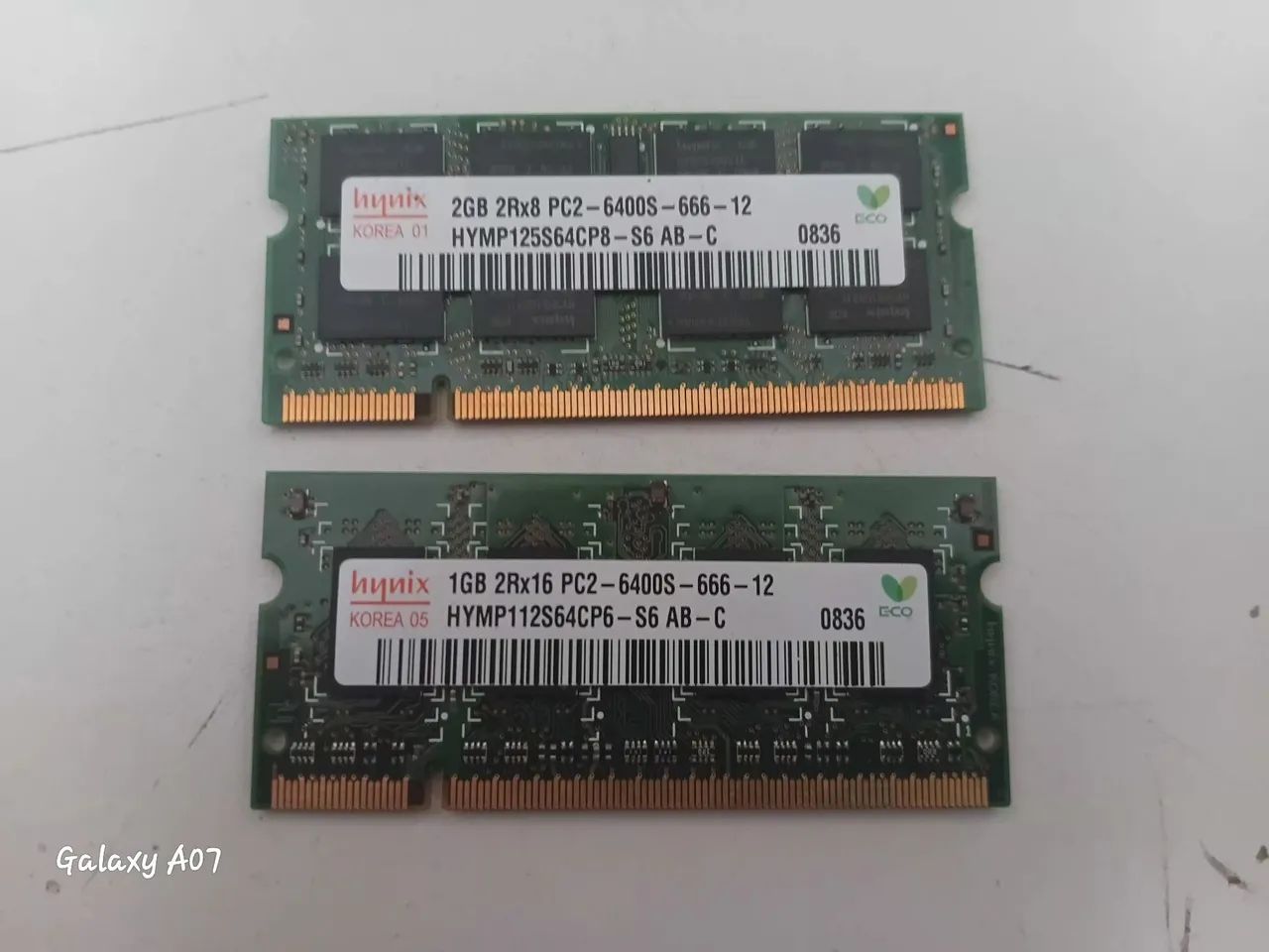 Memória ram ddr2 notebook 