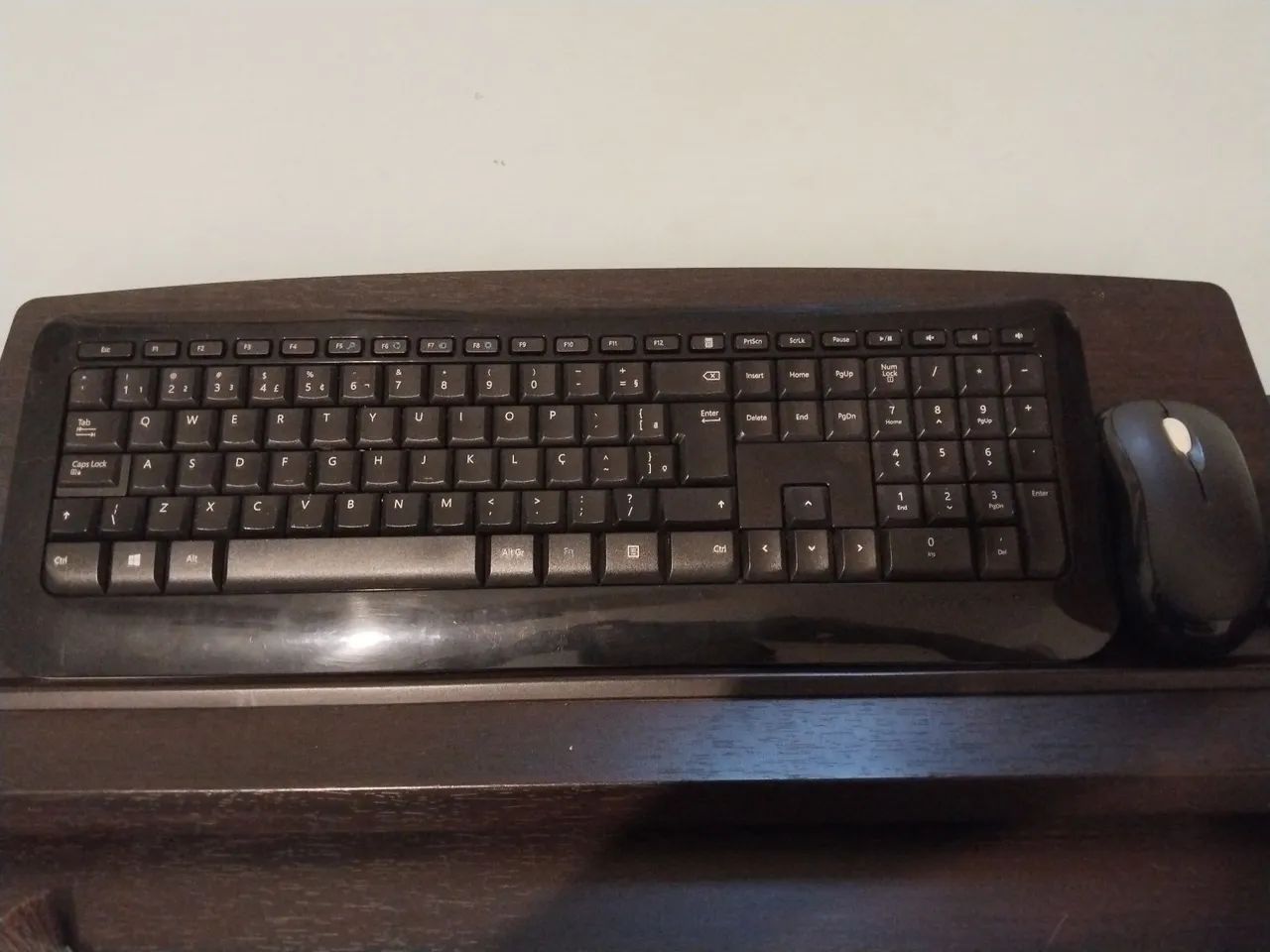Teclado e mouse sem fio Microsoft 