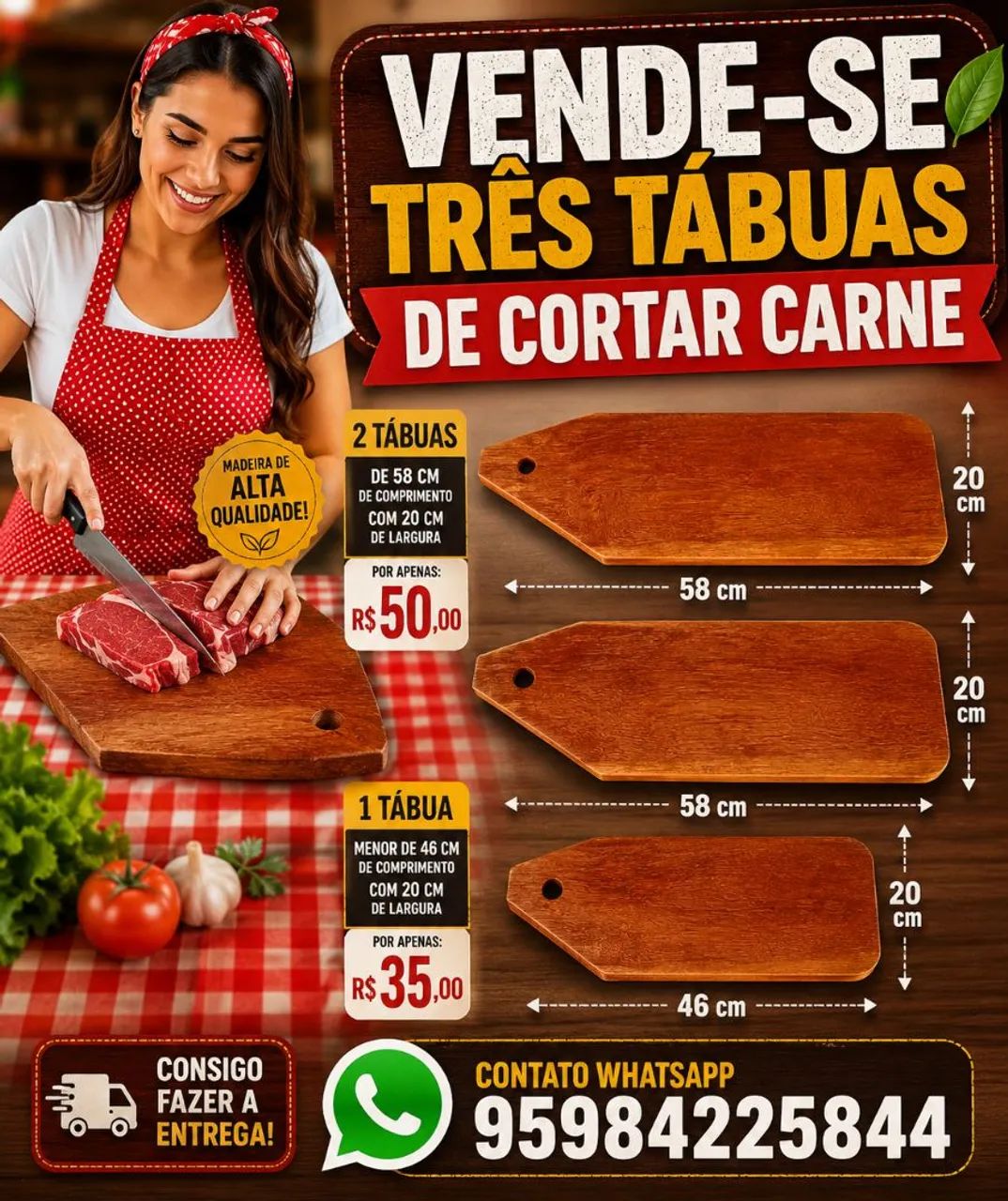 Tábuas de corta carne 
